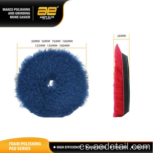 DA WOOL COCHE A BUSFING PAD DE LANA PULIDO PADPAD